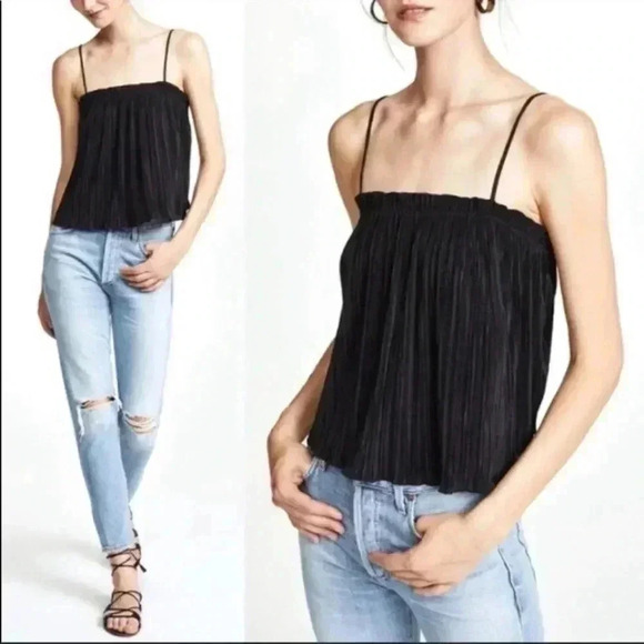 Madewell Micro-Pleated Tank - Picture 1 of 6